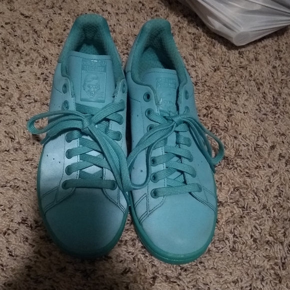 Adidas Stan Smith Turquoise ADICOLOR - Picture 1 of 4